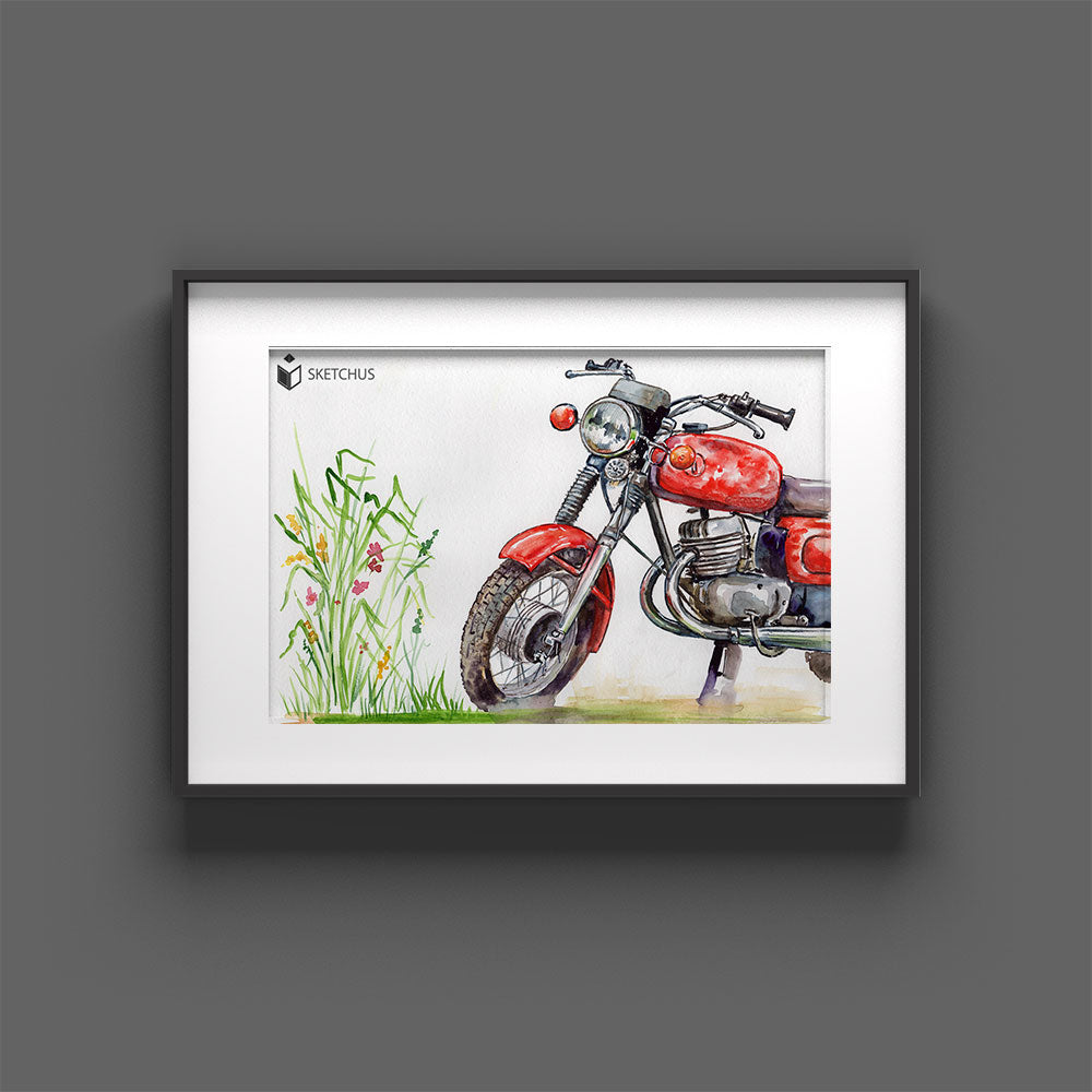 Car Drawing Pencil - Motorbike &amp; objects can be drawn