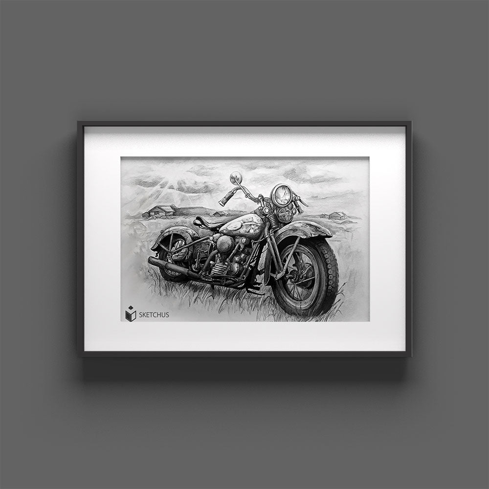 Car Drawing Pencil - Motorbike &amp; objects can be drawn
